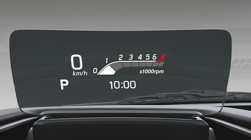 Suzuki Baleno heads up display